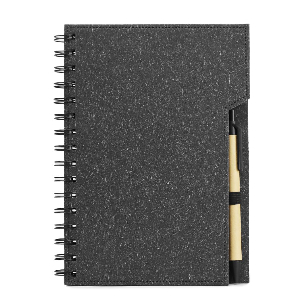 Lina Notebook Black front