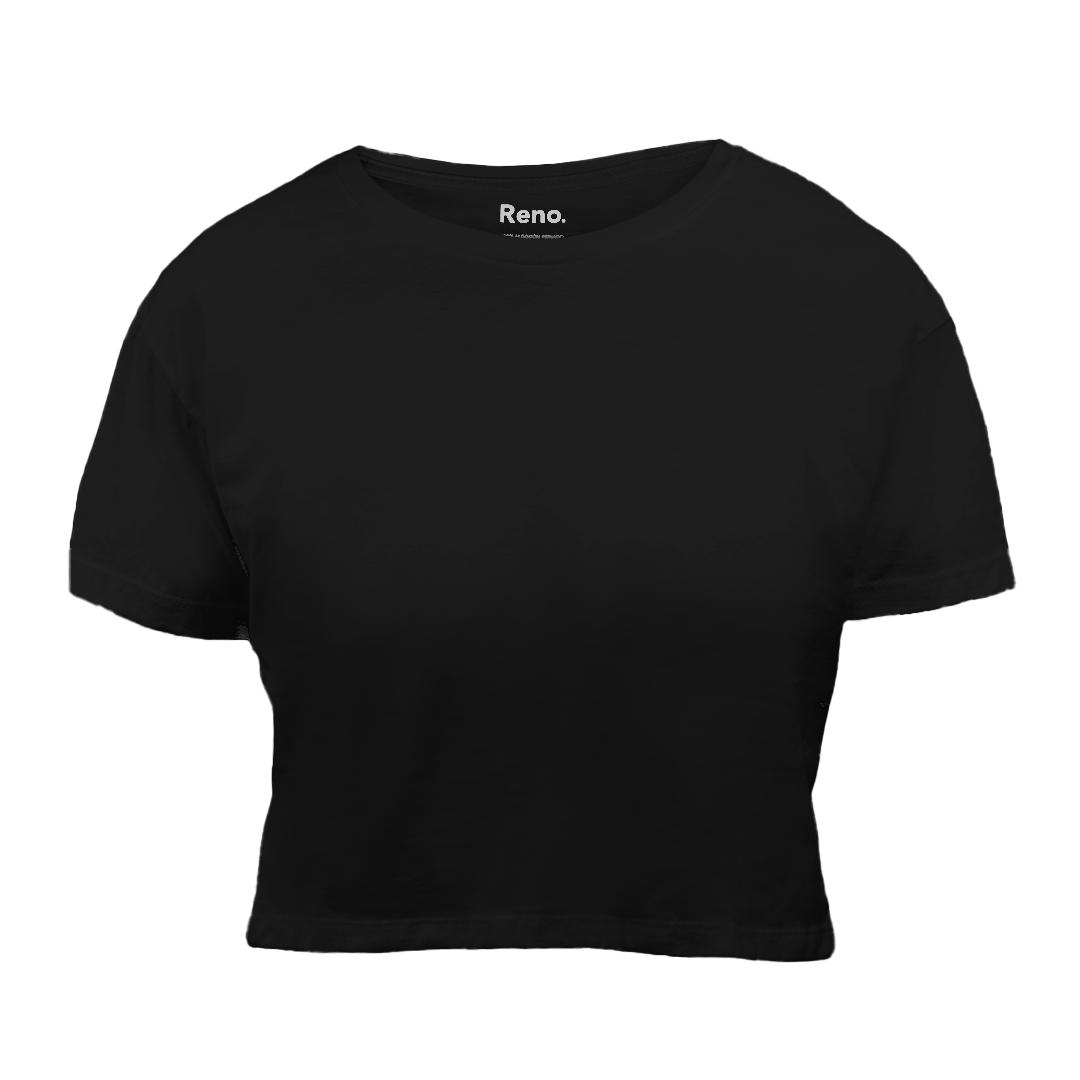 Crop Top Black front