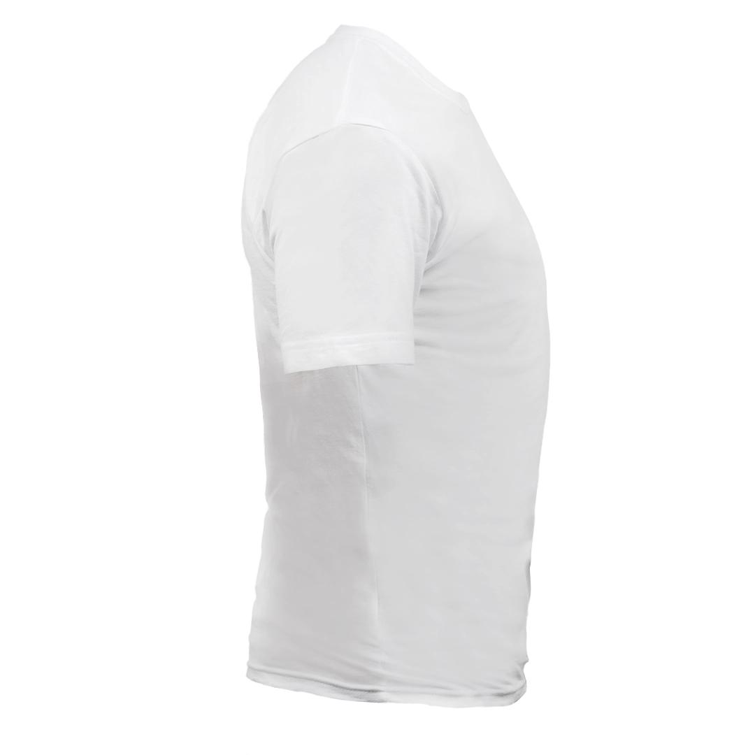  Round Neck Men's T-shirt White miniatura 4