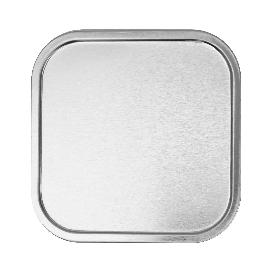 16 oz Metal Box Silver miniatura 3