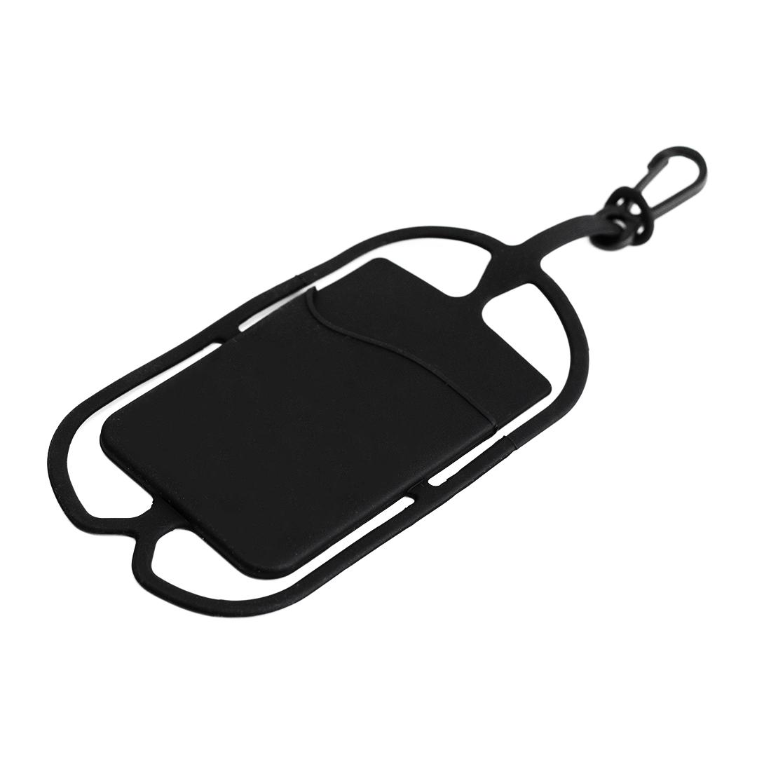 Kelb Cell phone Lanyard Black miniatura 3