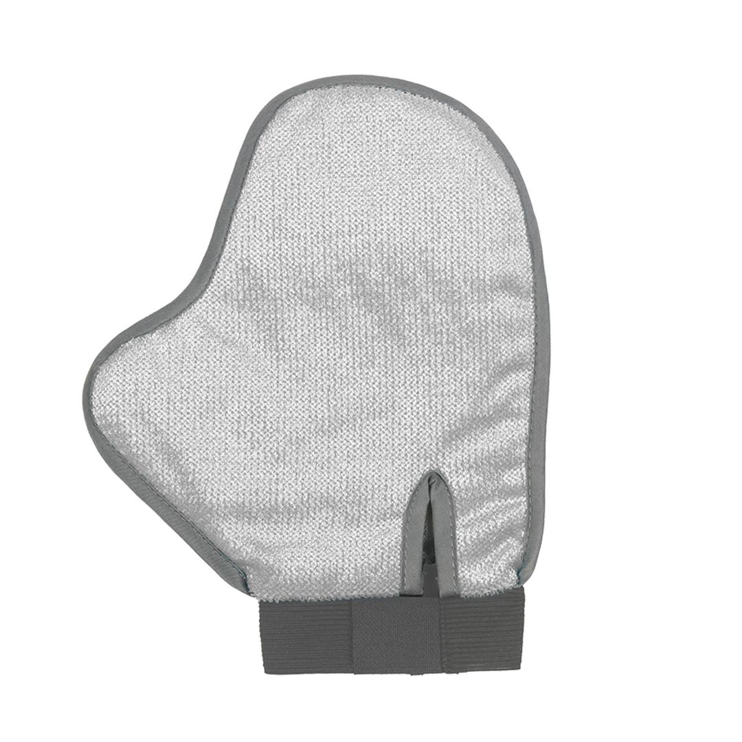 Bomp Pet grooming glove Grey front