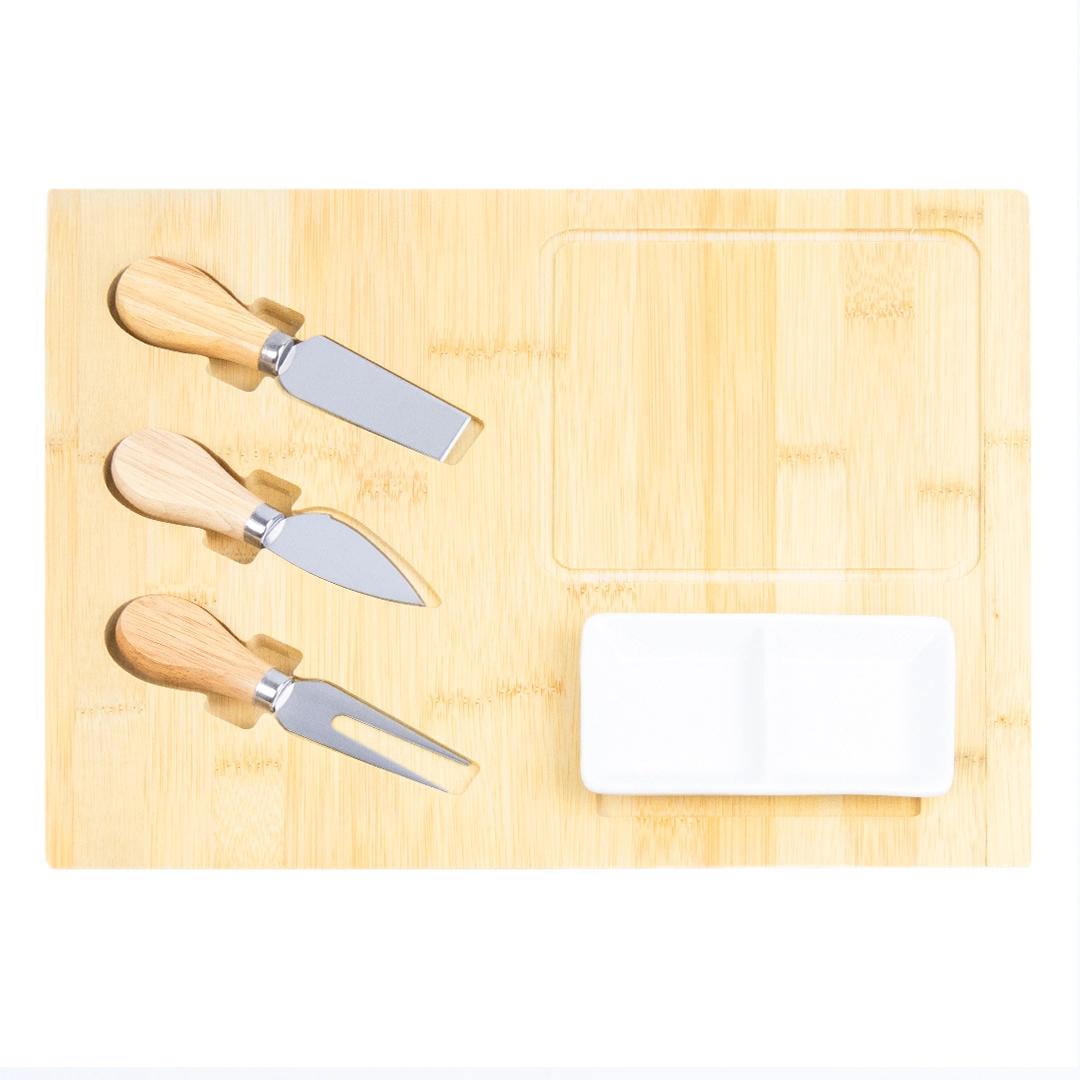 Cheese board Chest Bamboo front