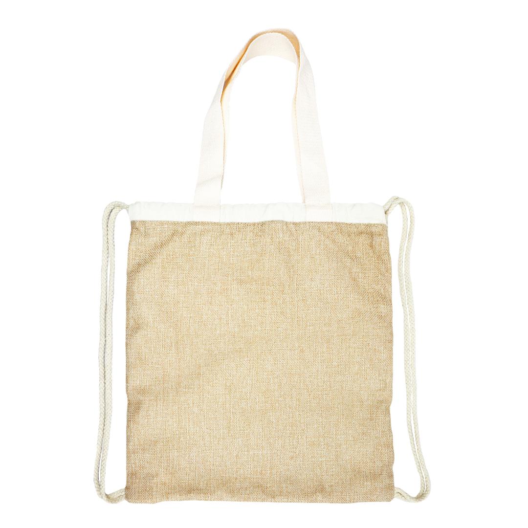 Mon Drawstring Bag Beige front
