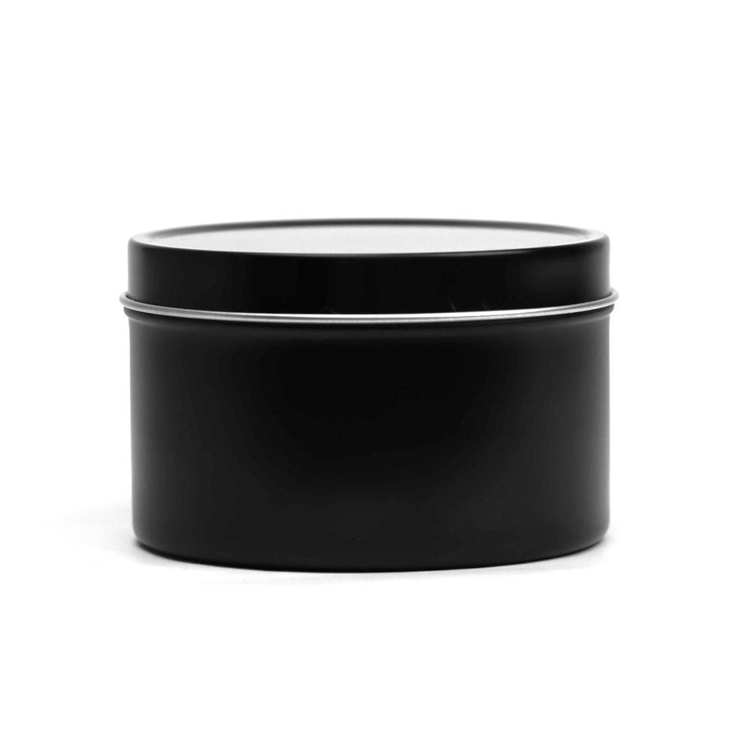 Metal Tin 8 oz Black miniatura 2