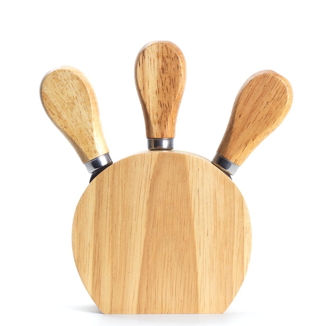 Quiz Set of Utensils  Wood front