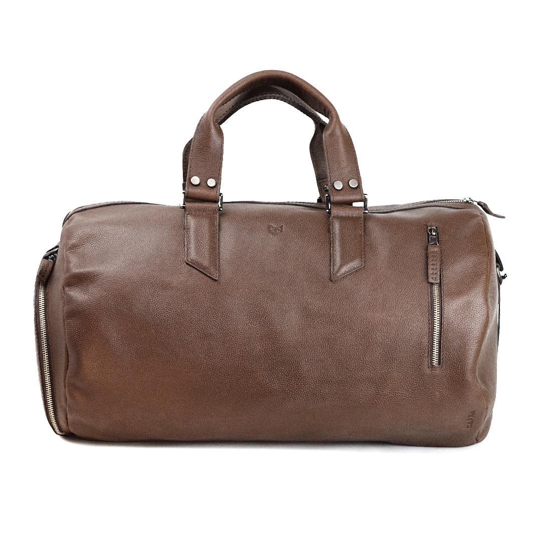 SUBSTANTIAL DUFFLE BAG · BROWN Brown front
