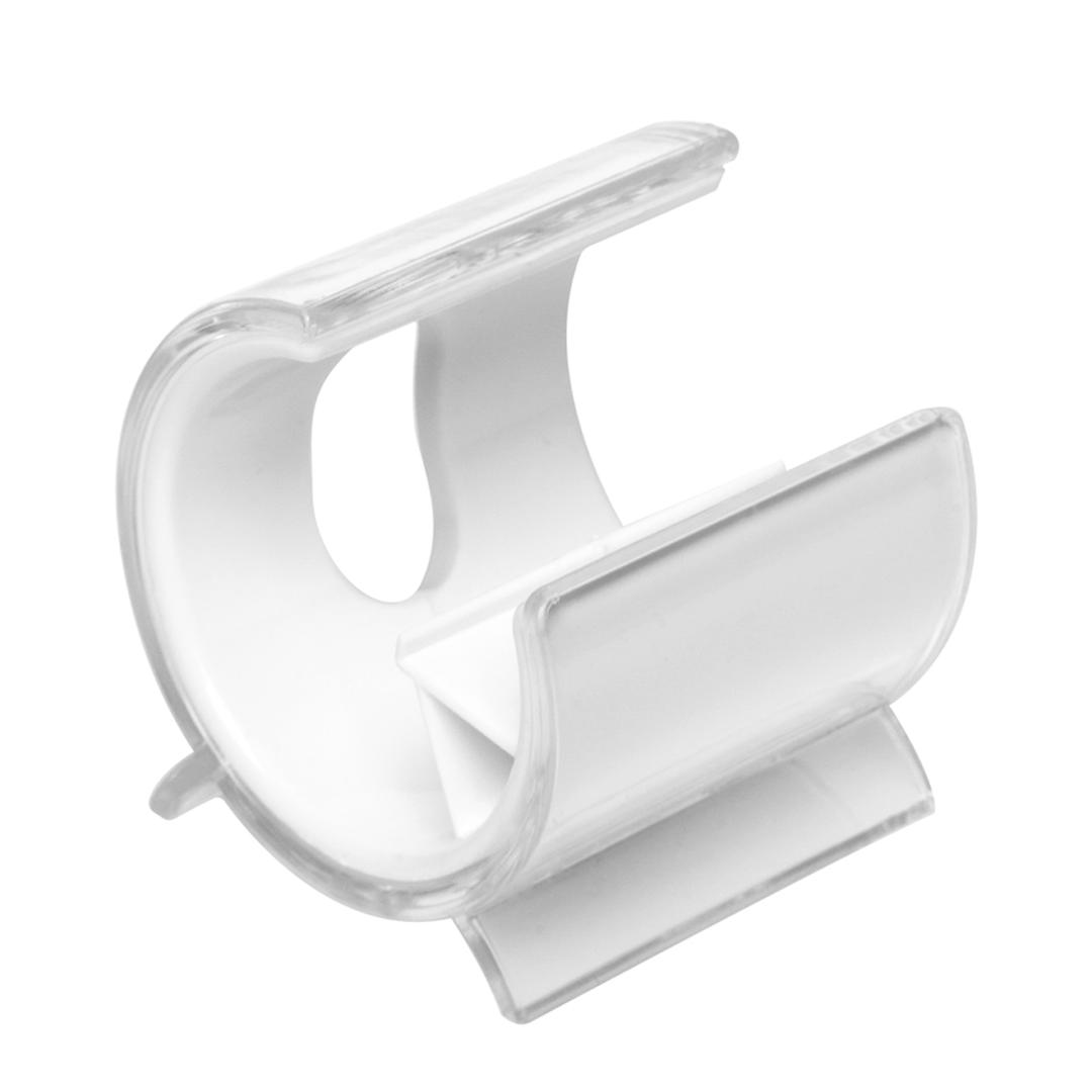 Whie Cell phone holder White front