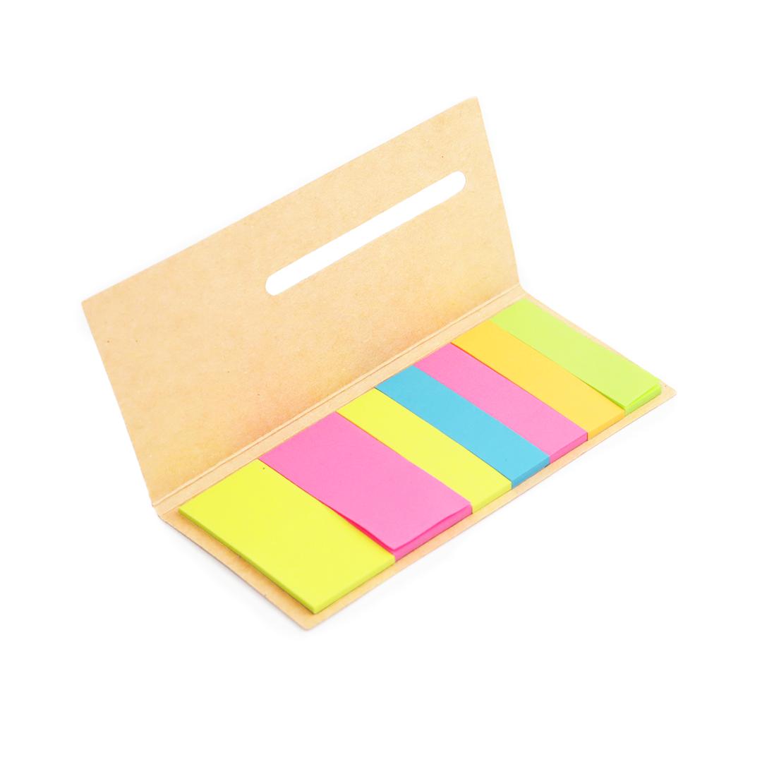 Set of adhesive flags Kraft Portada