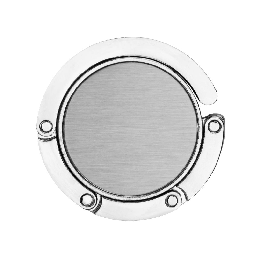 Lorf bag holder Silver front