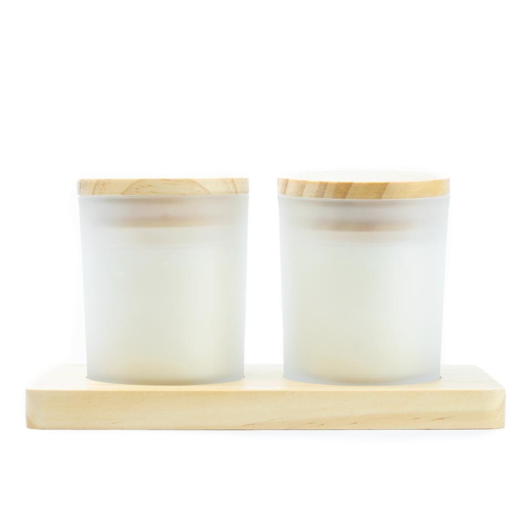 Candlle set Bast Wood miniatura 2