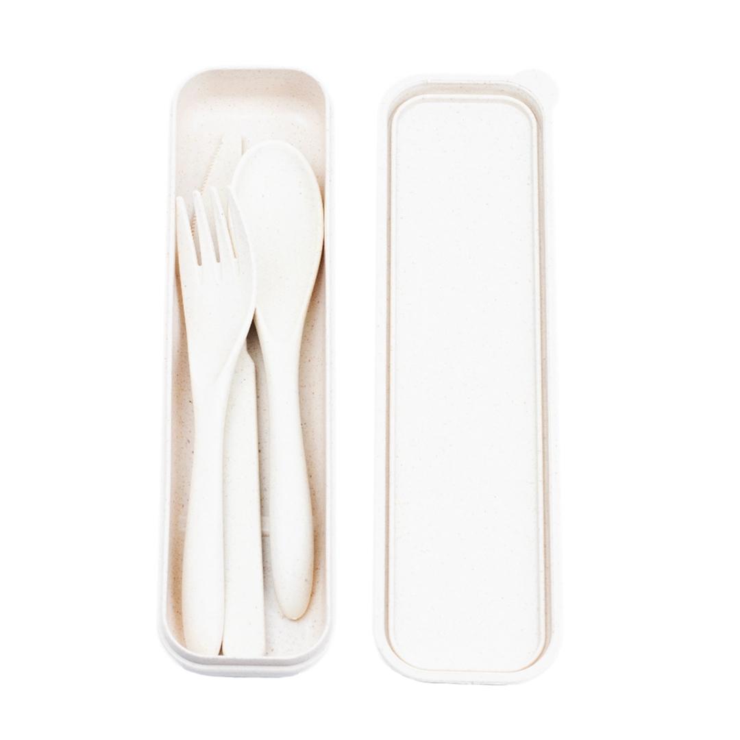 Cutlery set Mank Natural front