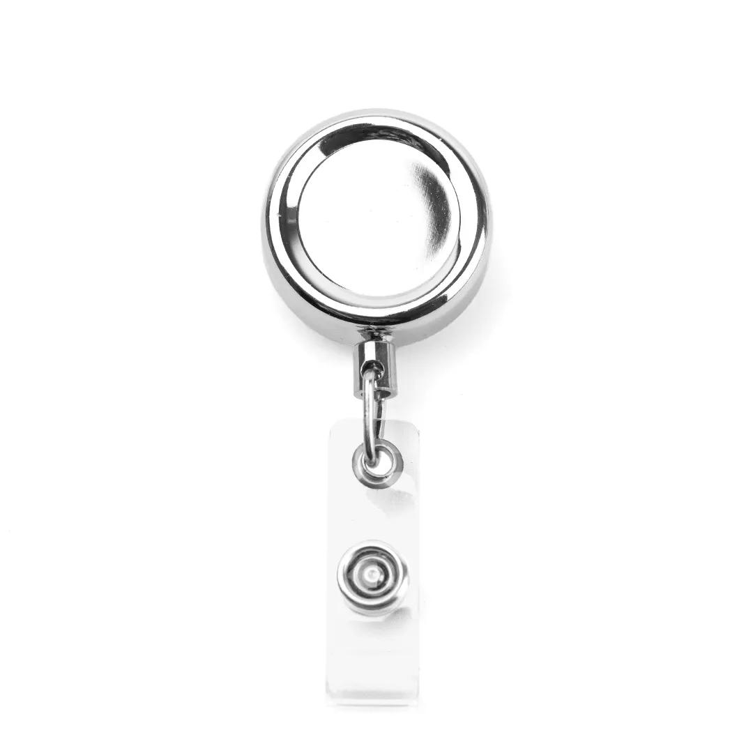 Badge Holder Adyz Silver front