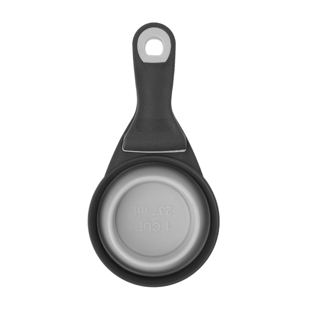 Rush Colapsible Pet food Bowl Grey front