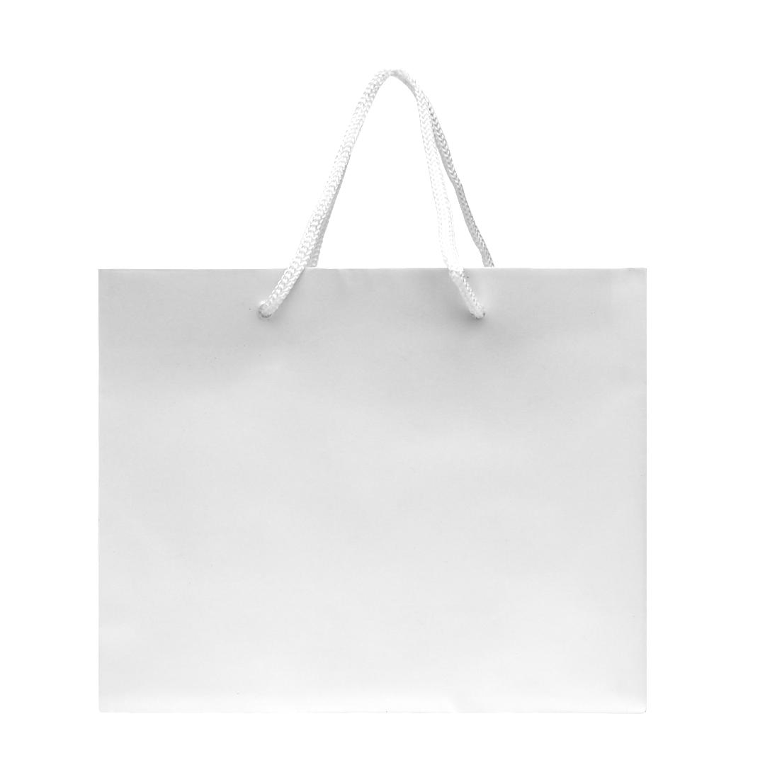 Shorty Bag Paper White Frente