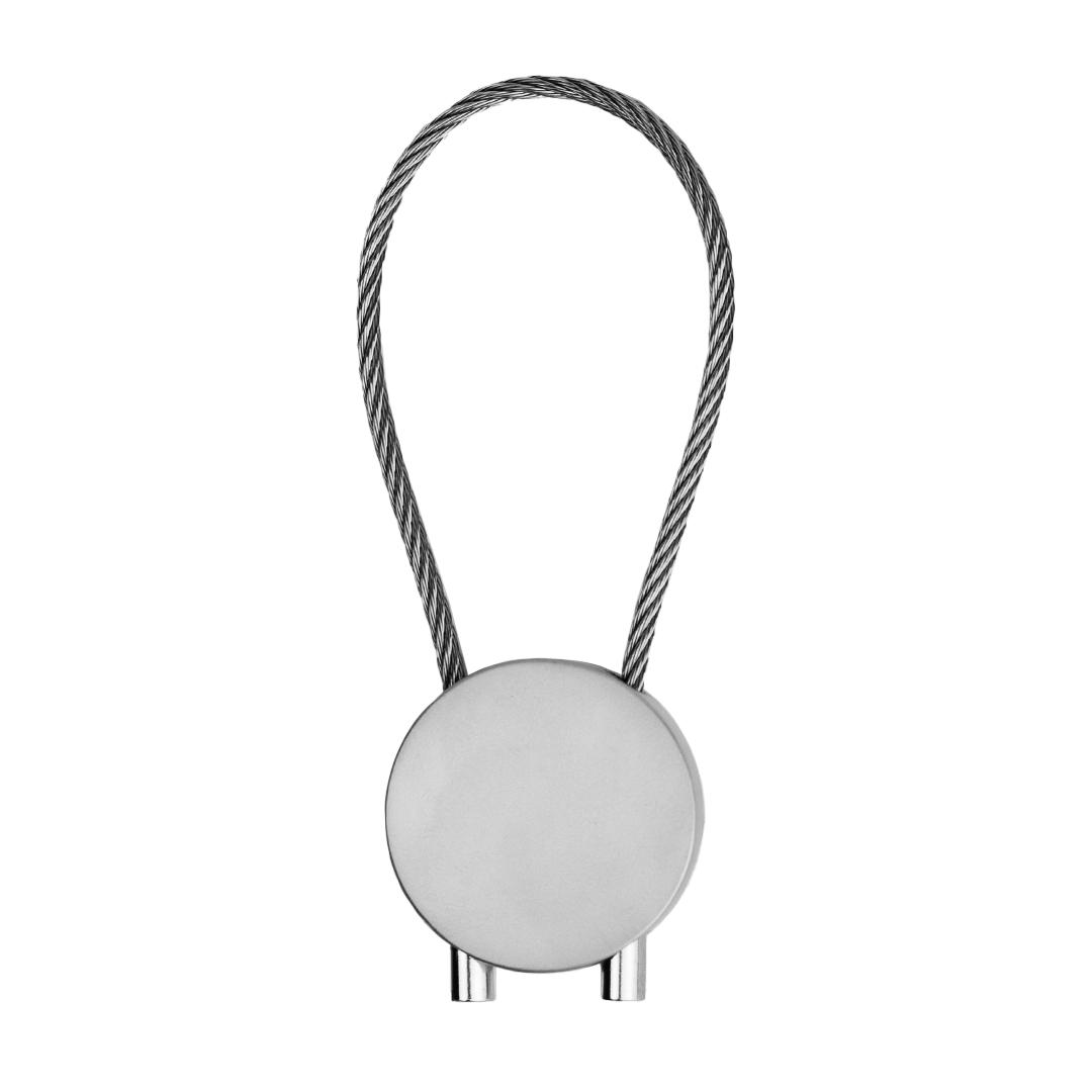 Nodu Keychain Silver front