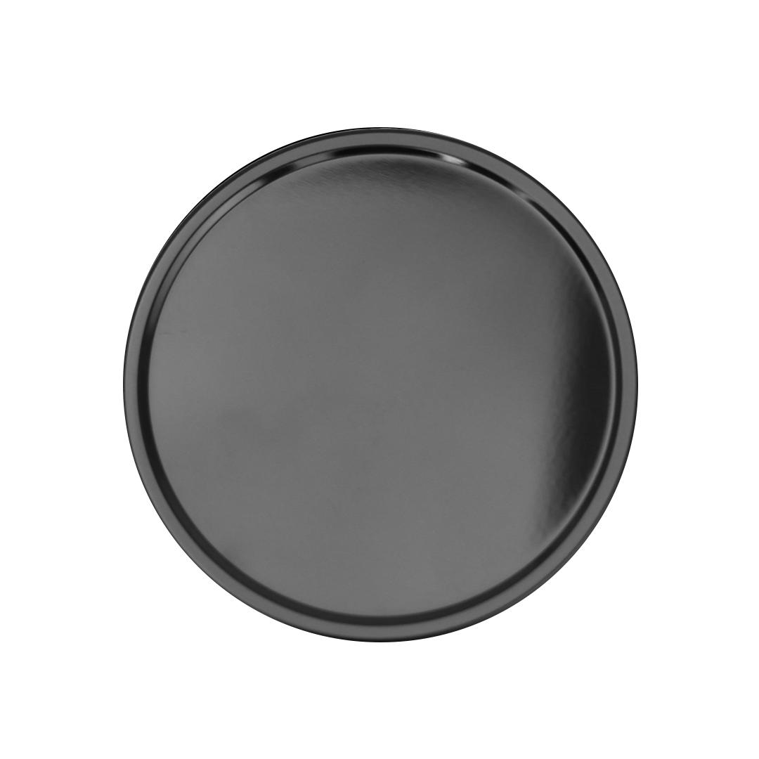 Metal Tin 8 oz Black miniatura 3