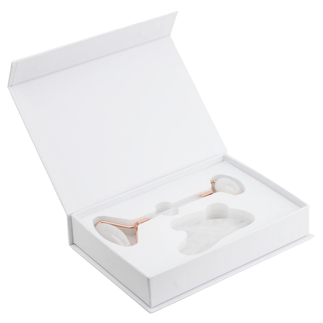 Chia Face Massager Set White front