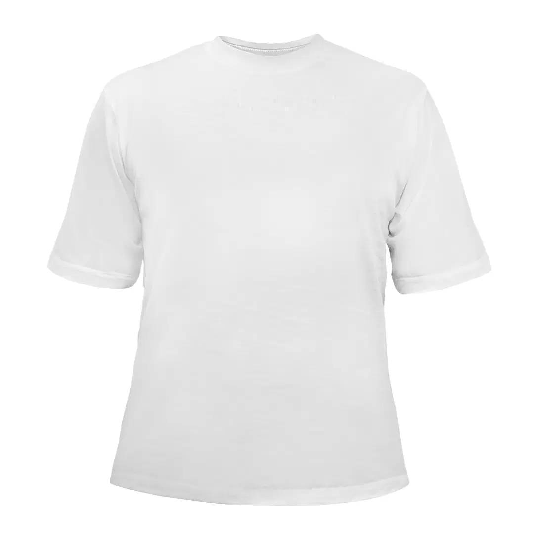 Playera Over Glow Blanco front