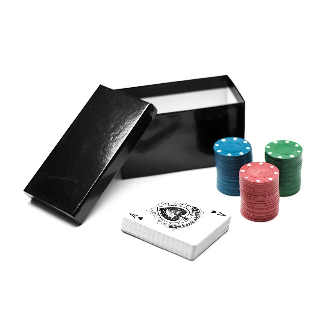 Juego de Poker Flop Negro Portada