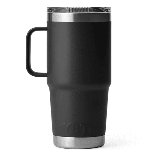 Taza Rambler 20 oz Travel Mug YETI Negro Mate miniatura 2