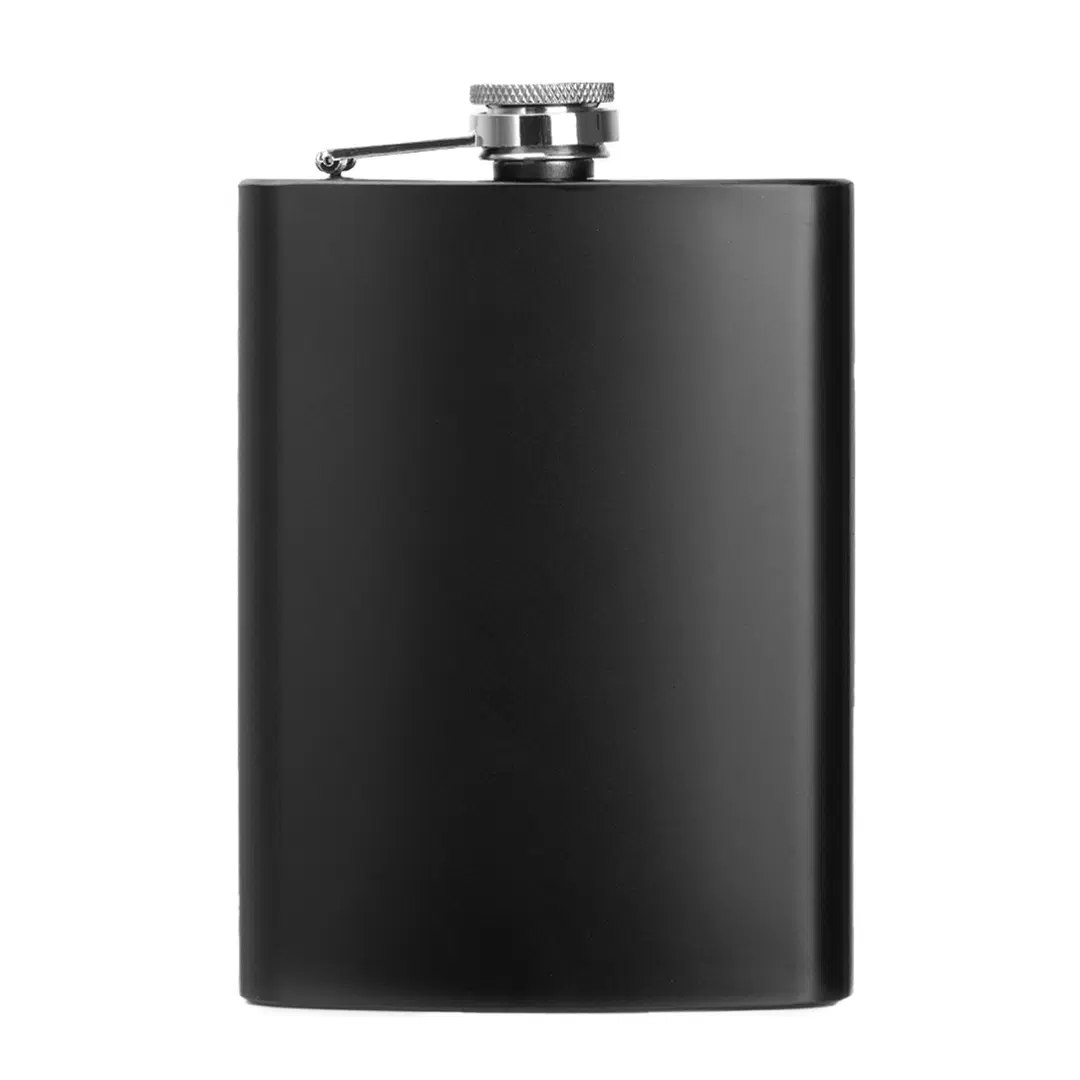 Monty Pocket Flask Black front