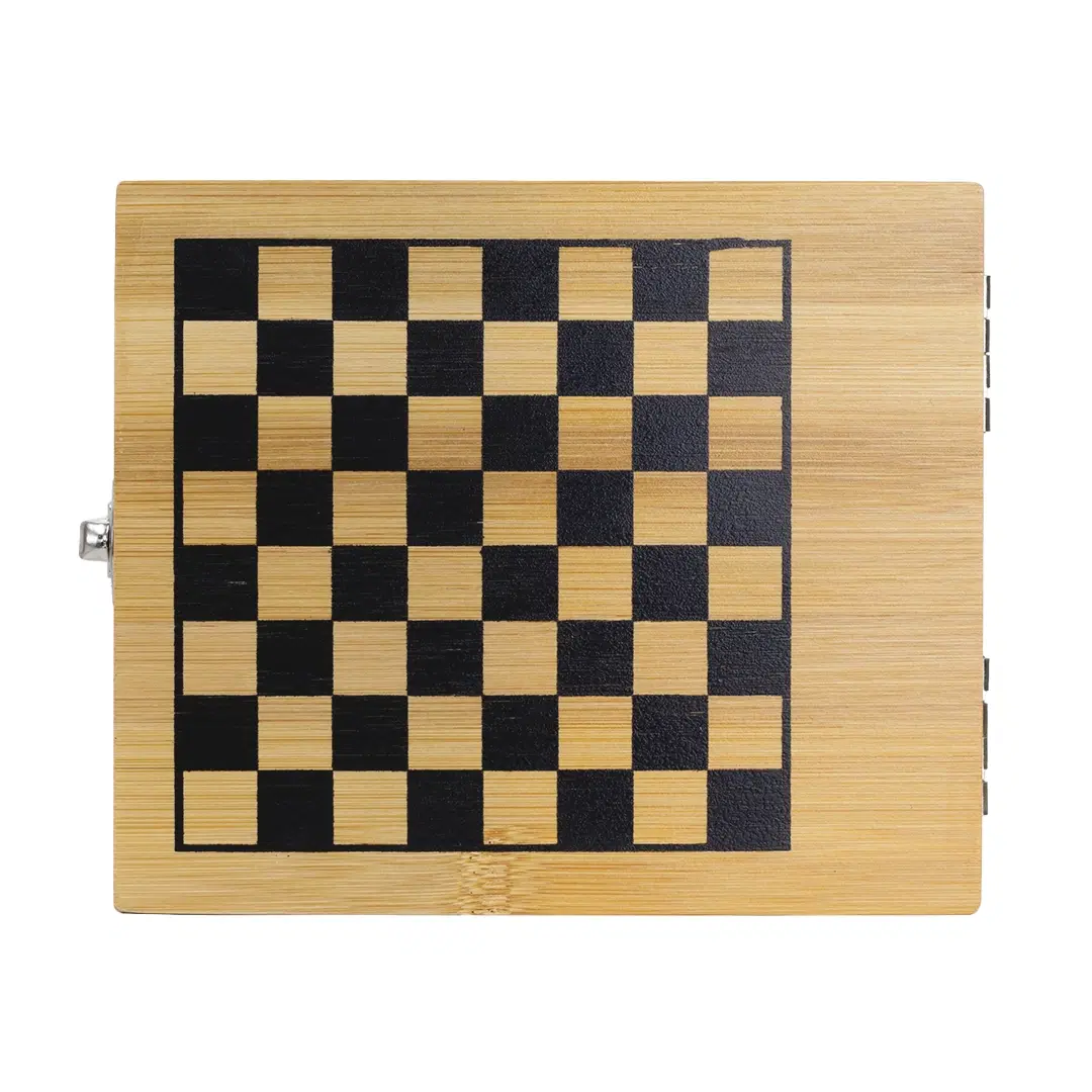 Set de vino y juego de ajedrez Chess Madera miniatura 4