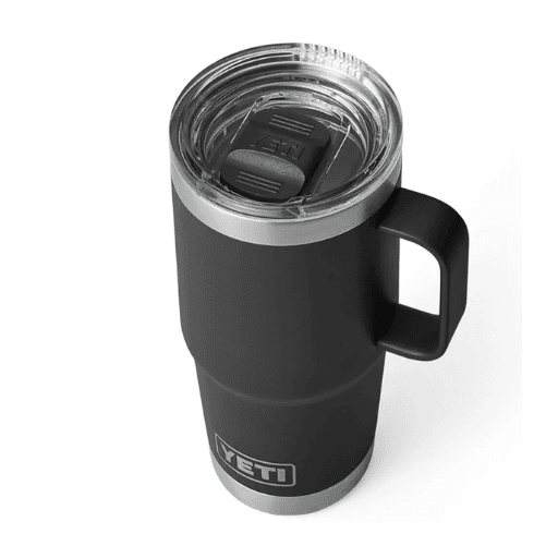 Taza Rambler 20 oz Travel Mug YETI Negro Mate miniatura 3