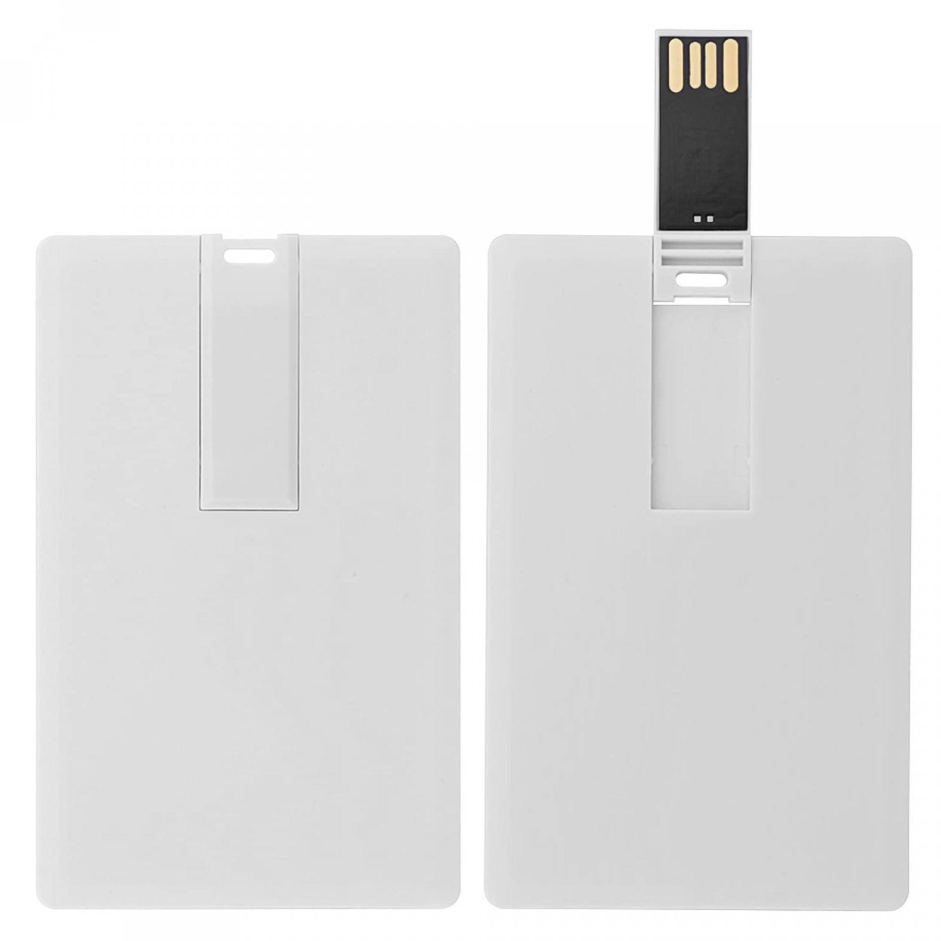 Slim card usb BLANCO front