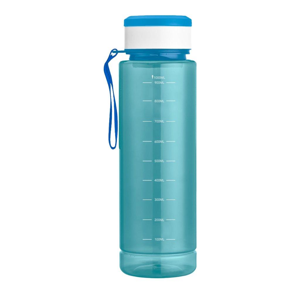 Botella titan 1 litro AZUL miniatura 2