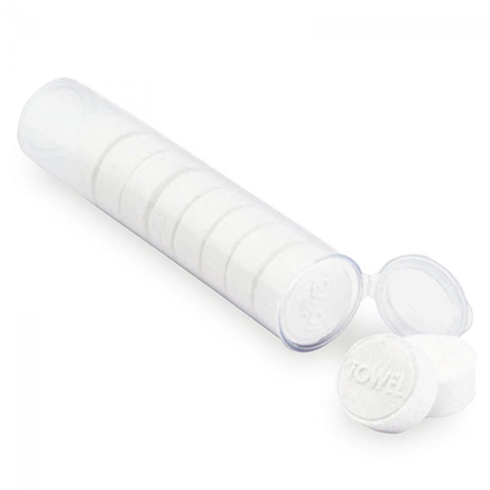 Toalla comprimida x 10 BLANCA miniatura 4