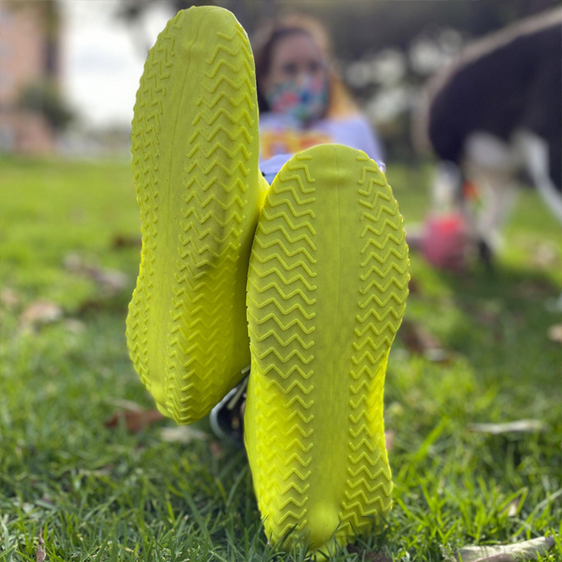 Cobertor zapatos rain talla l AMARILLO miniatura 2
