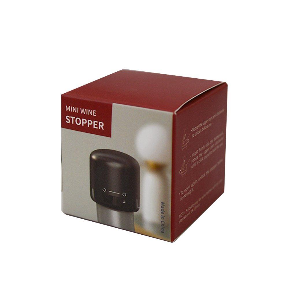 Tapón de vino merlot NEGRO miniatura 3