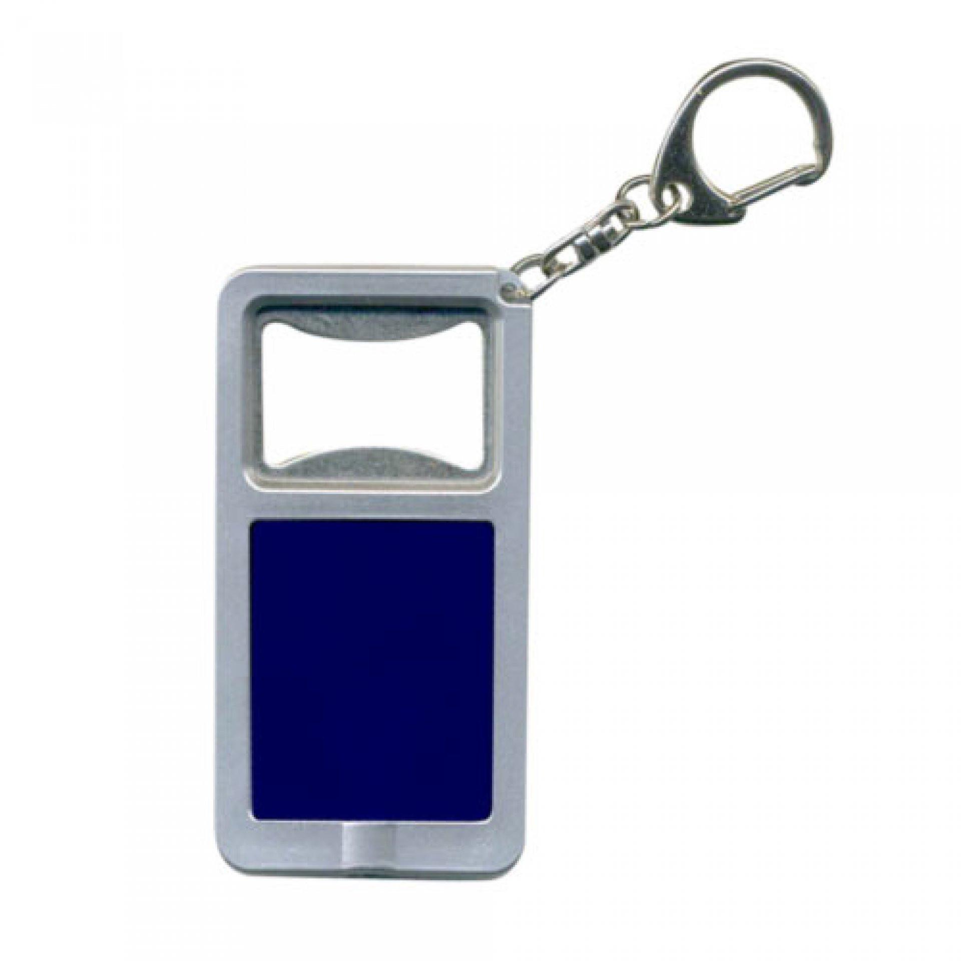 Llavero destapador plano AZUL front