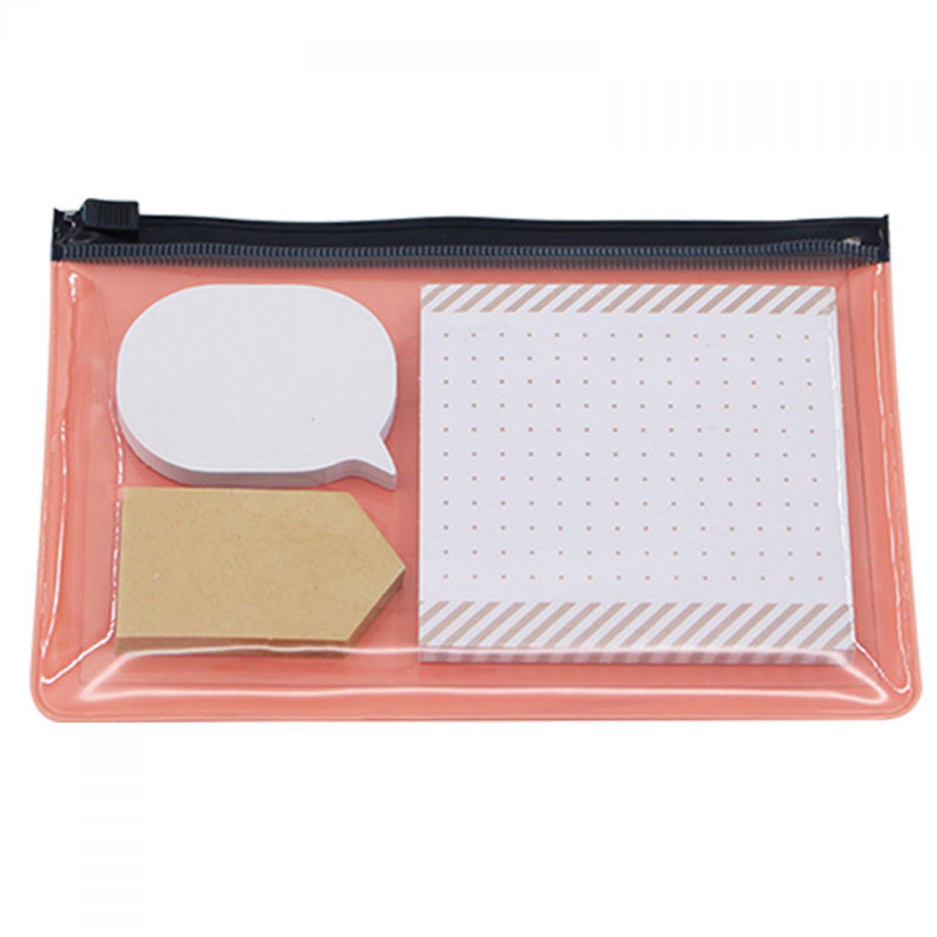 Set post it signal SALMON front