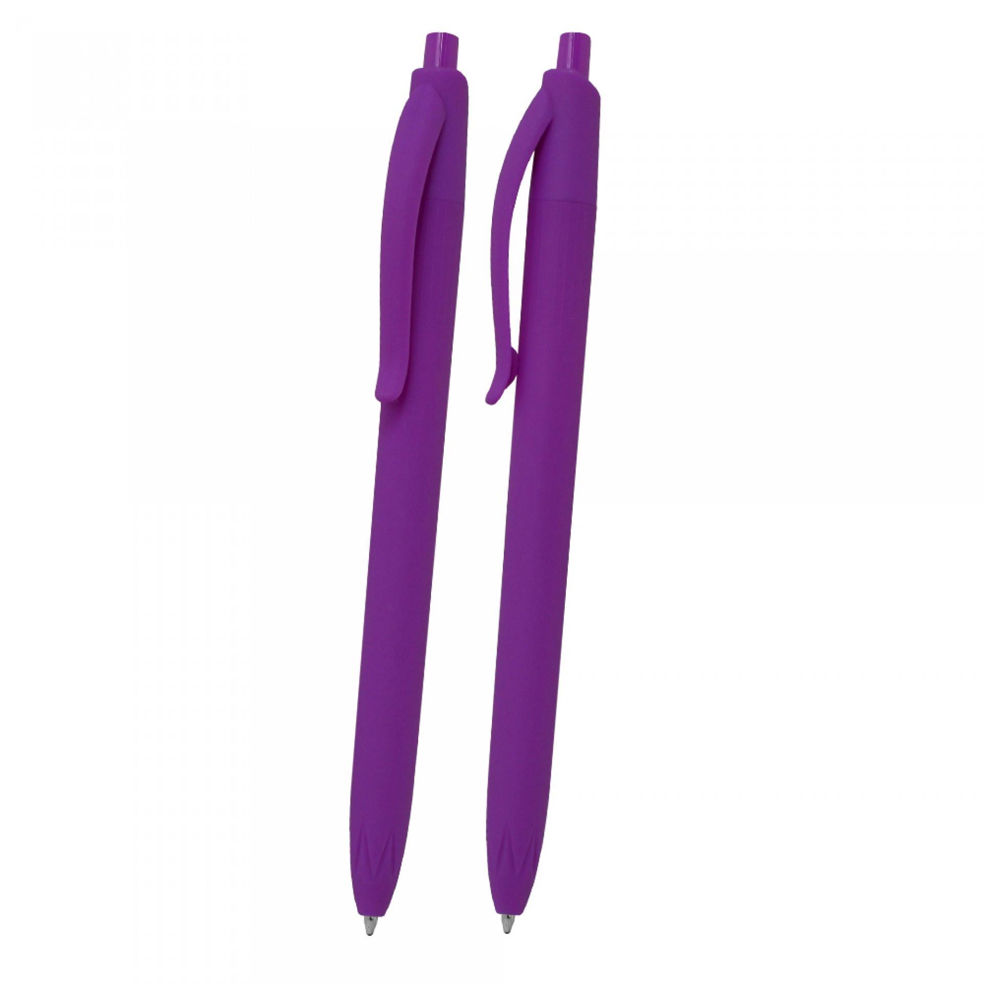 Boligrafo neo MORADO front