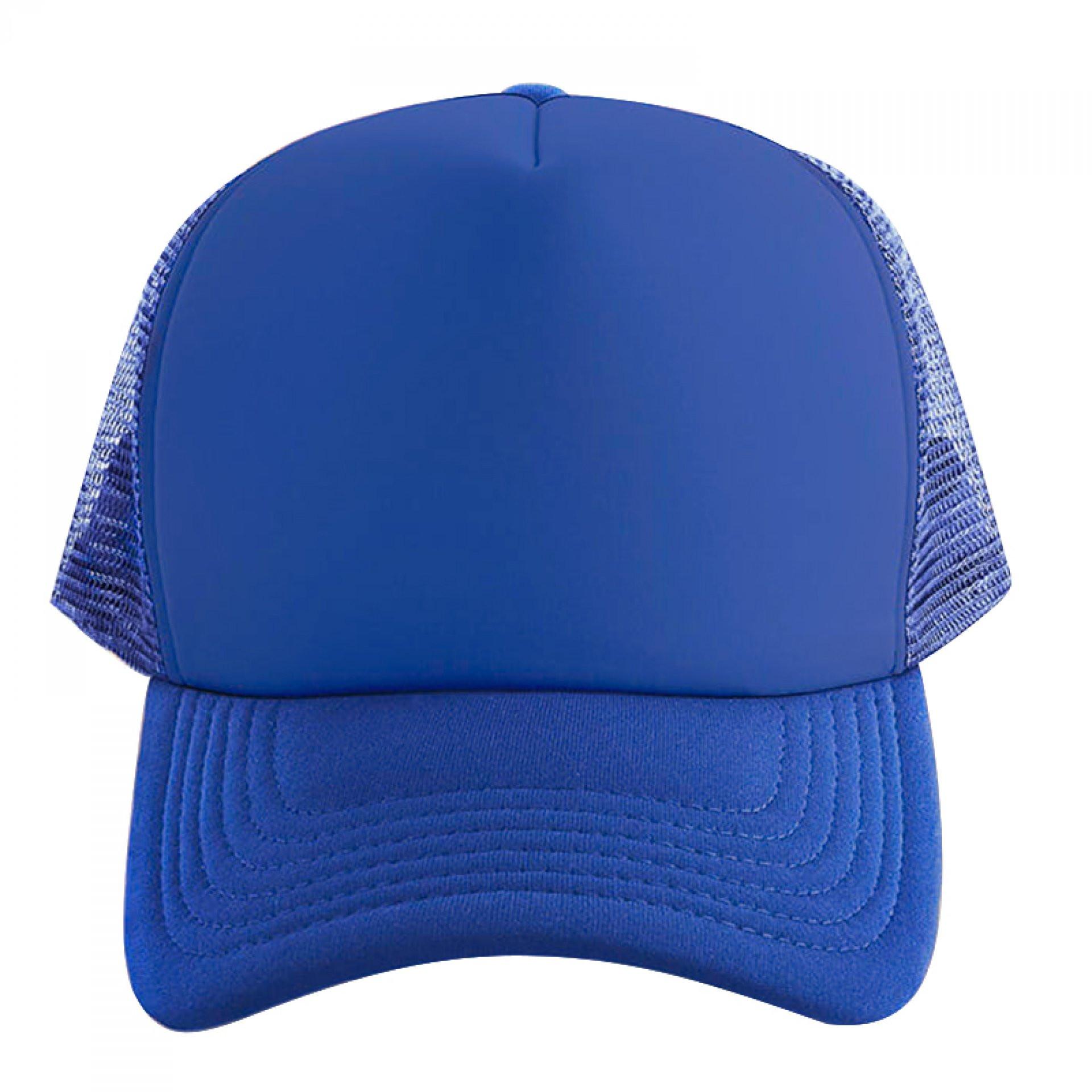 Gorras trucker 1 color AZUL REY miniatura 2