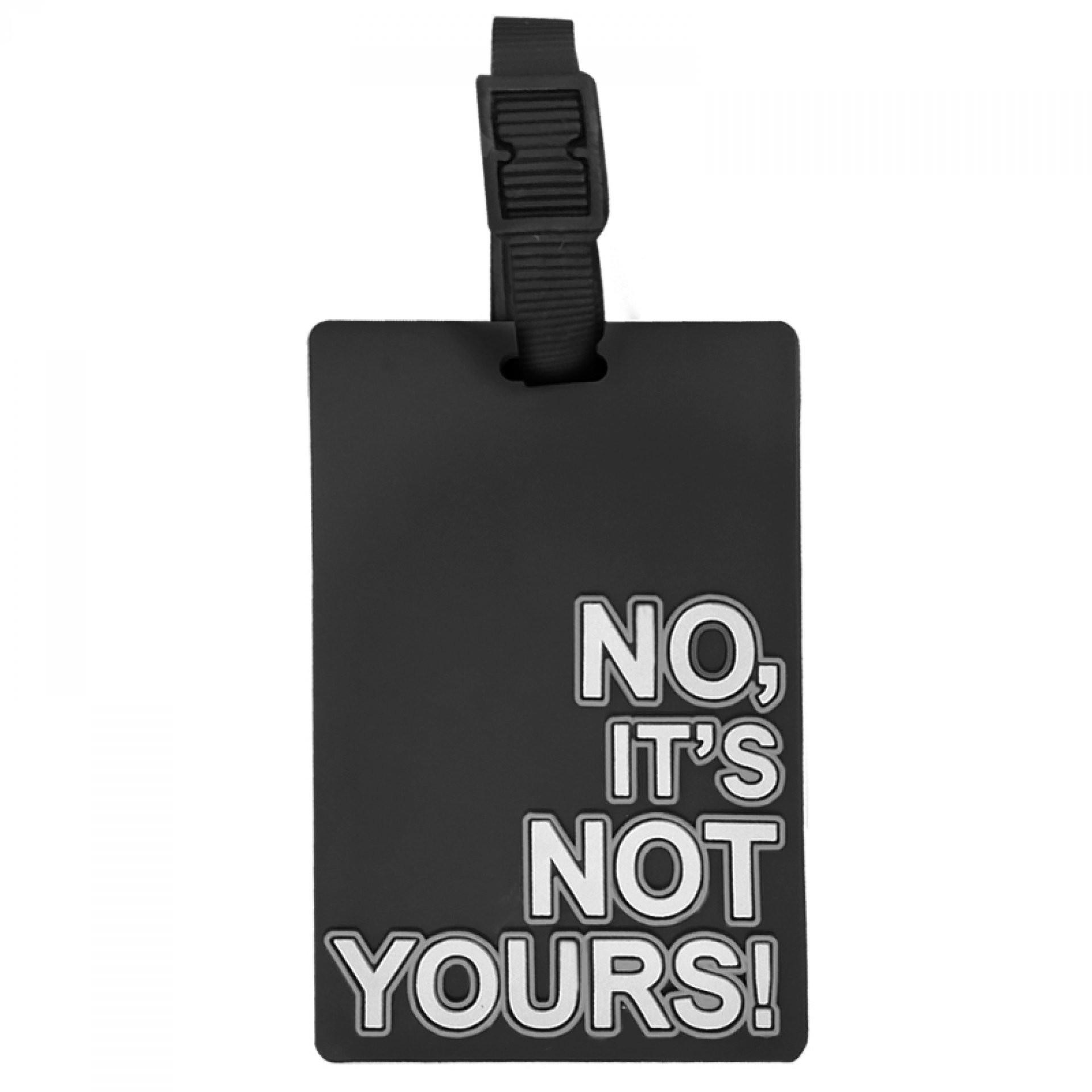 Marca maletas tag NEGRO front