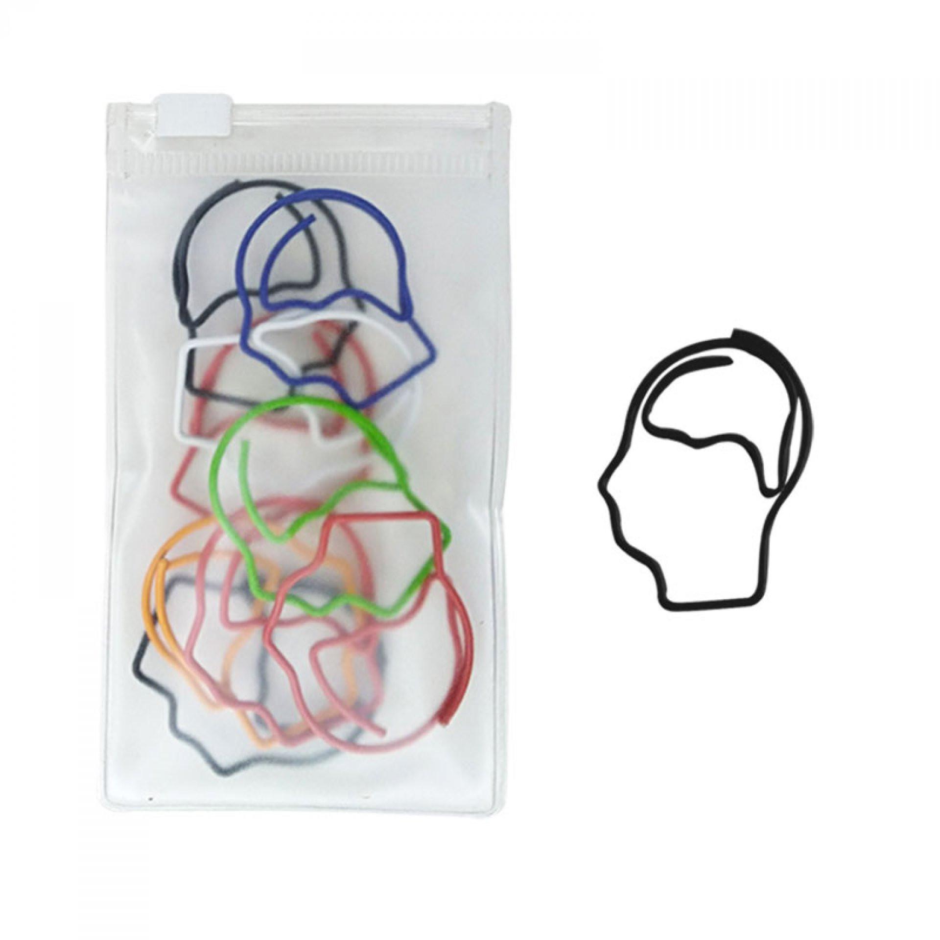 Set de ganchos shape cerebro MULTICOLOR front