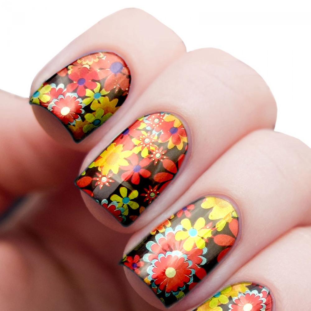 Uñas diseñadas AZUL miniatura 2