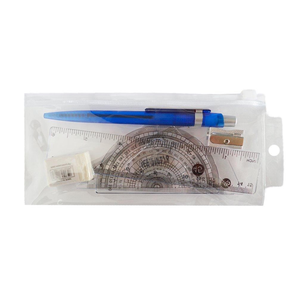 Set escolar baldor TRANSPARENTE front