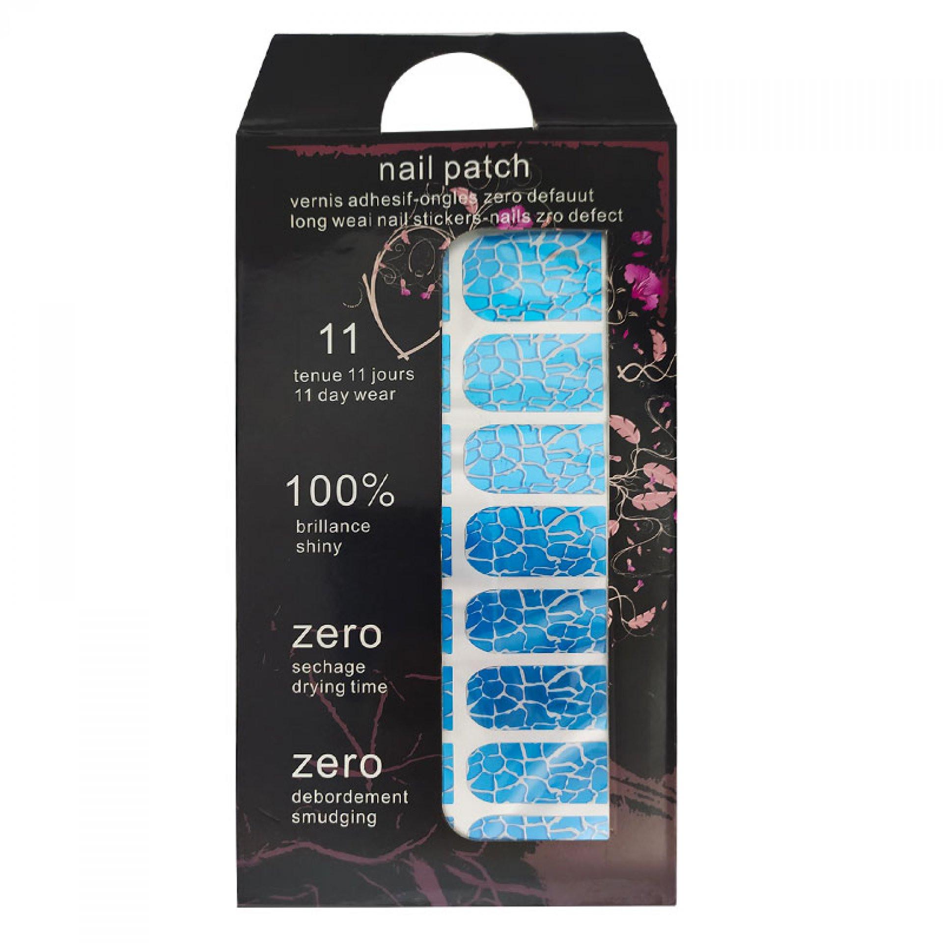 Uñas diseñadas AZUL front