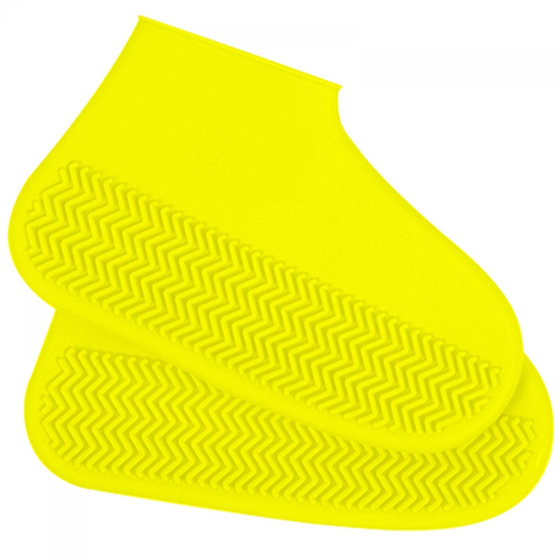 Cobertor zapatos rain talla l AMARILLO front
