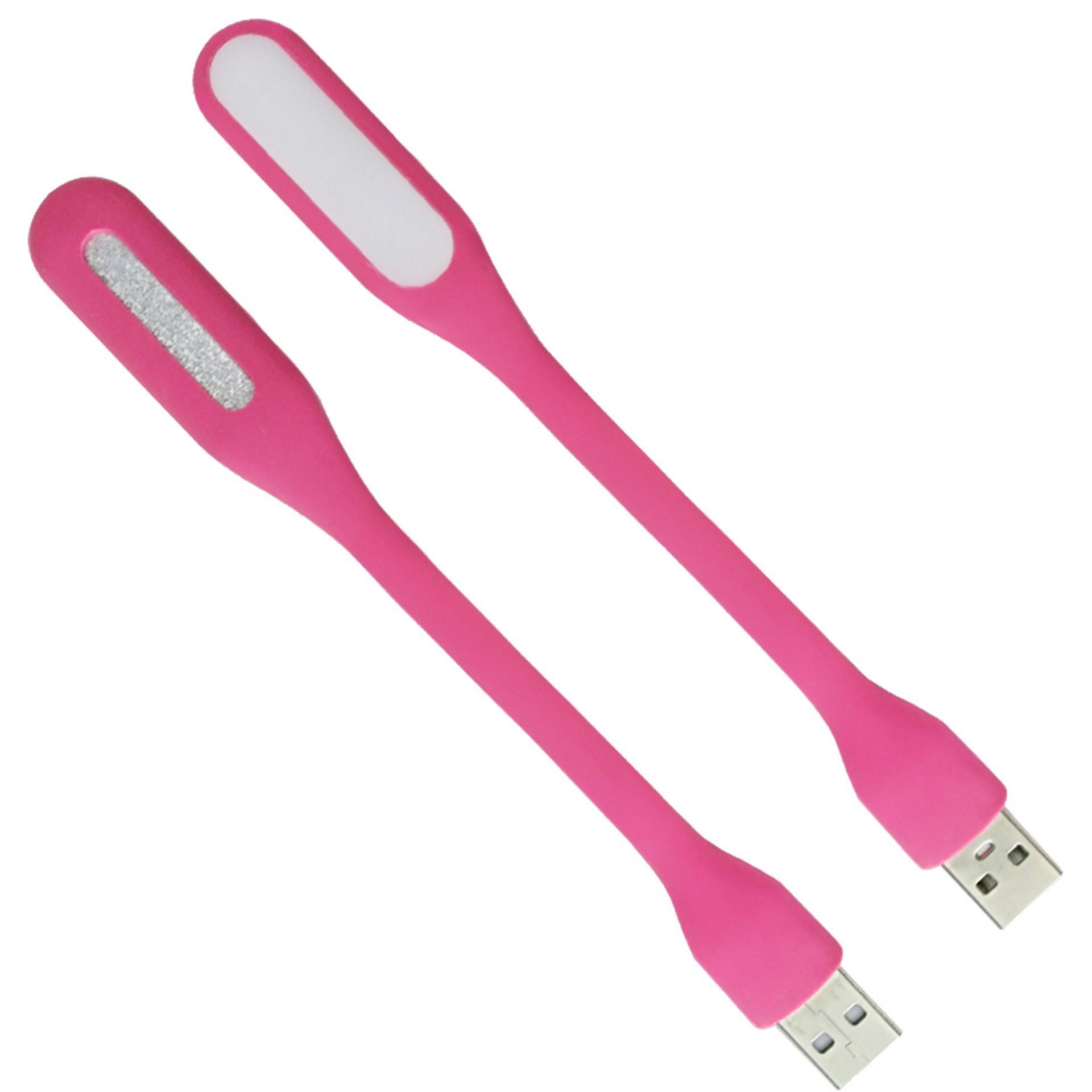 Lampara usb flex ROSADO front