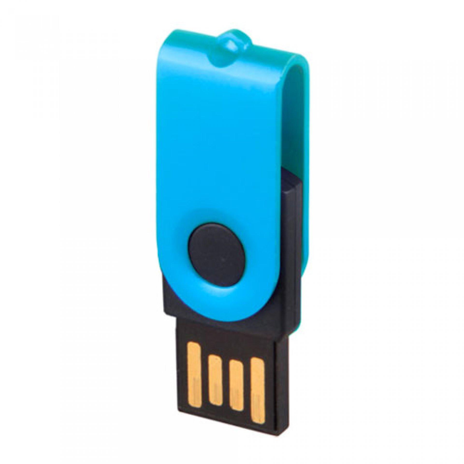 Memoria giratoria mini AZUL front