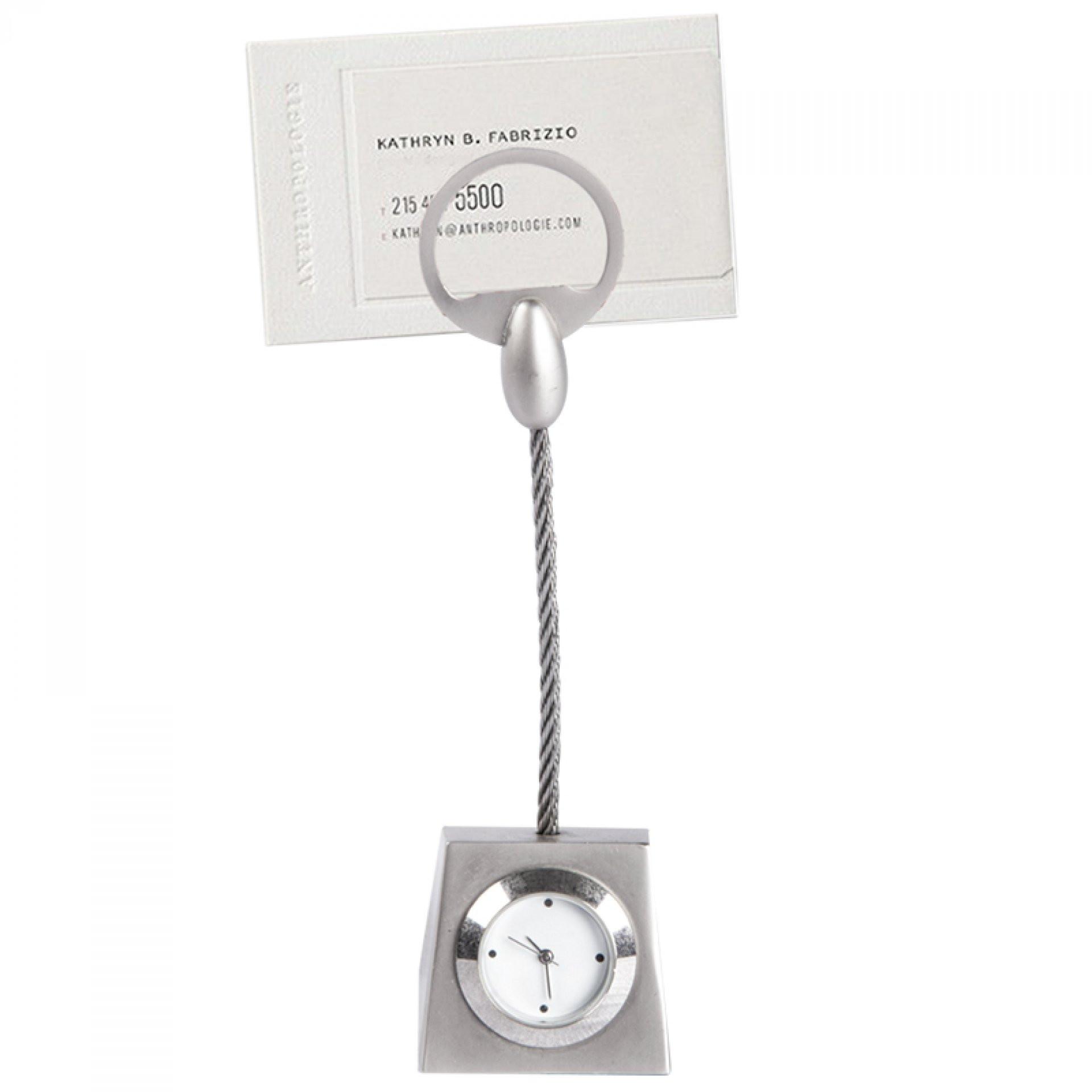 Clip metalico ejecutivo PLATA front