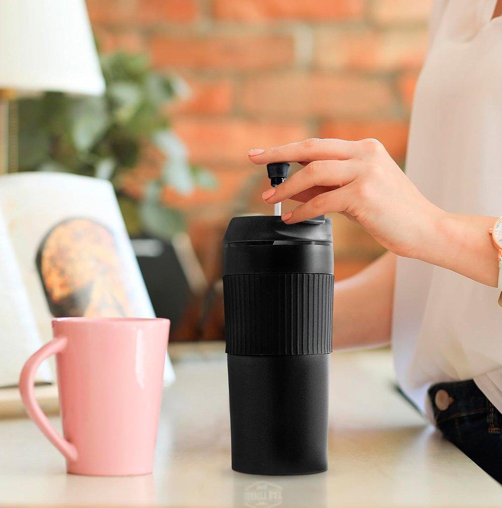 Mug press 400 ml Negro miniatura 2