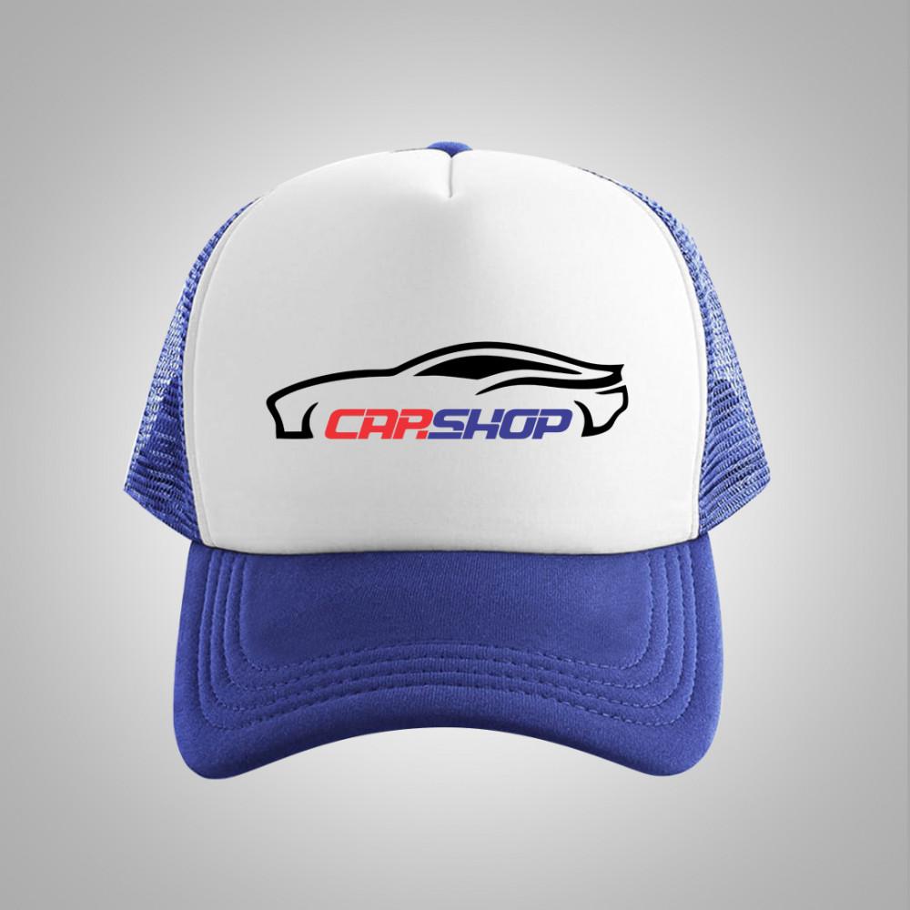 Gorras trucker bicolor AZUL REY miniatura 3