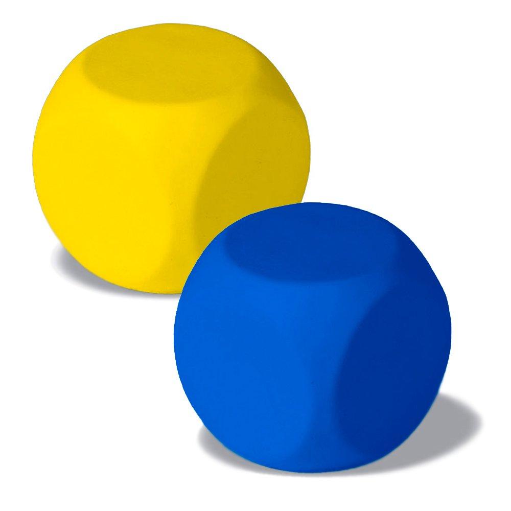Dado antistress AMARILLO miniatura 2