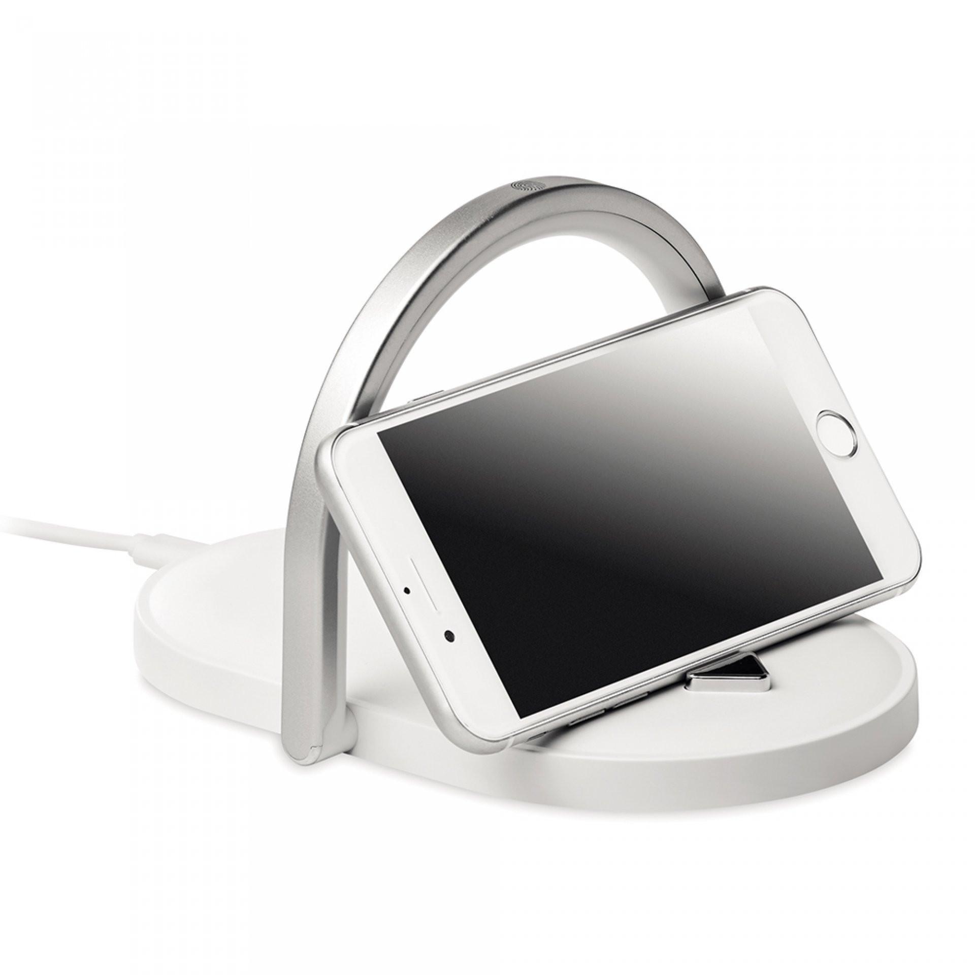 Cargador inalámbrico future BLANCO front